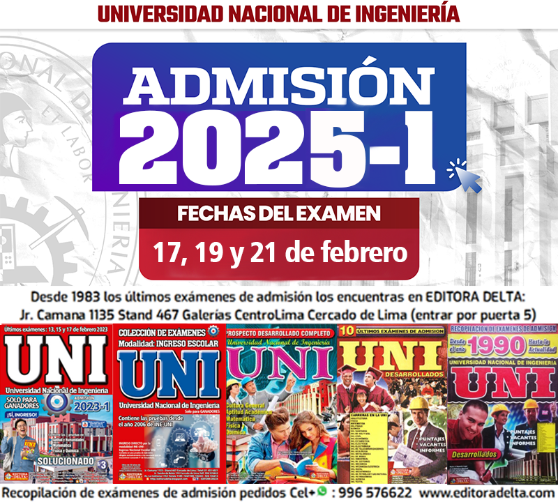 UNI ADMISIÓN 2025-1