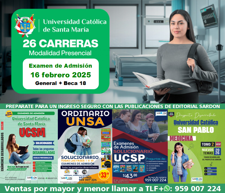 UCSM EXAMEN 2025