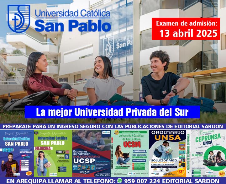 UCSP EXAMEN 2025