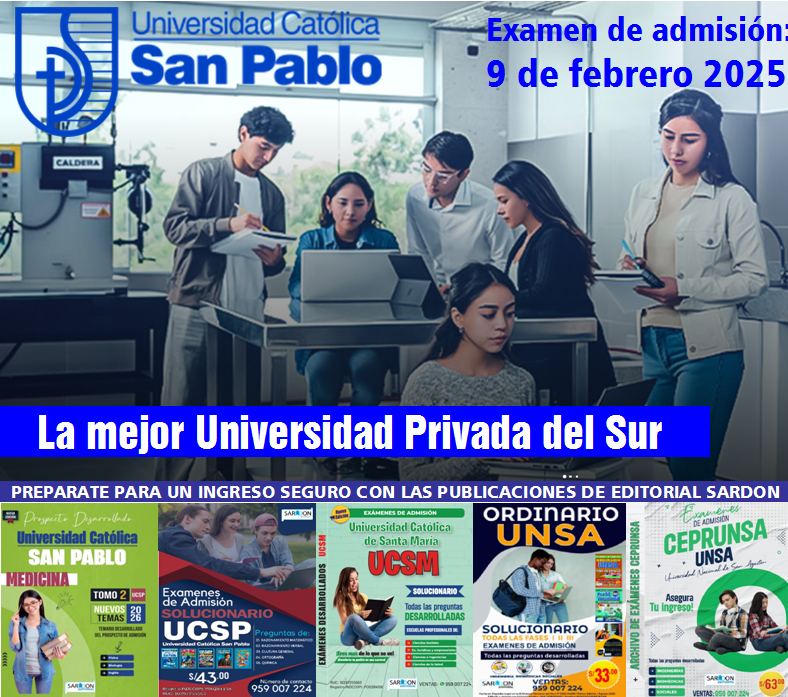 UCSP EXAMEN 2025