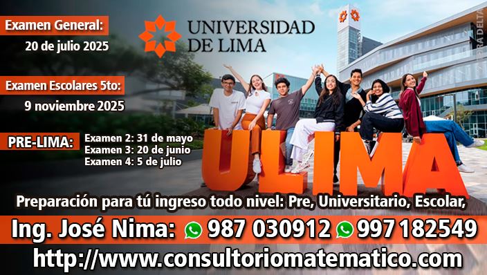 Admisión Universidad de Lima
