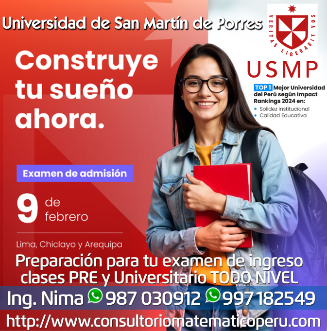 Examenes Universidad San Martín de Porres