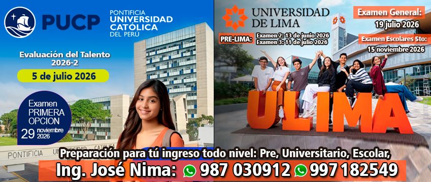 Admisión Universidad de Lima