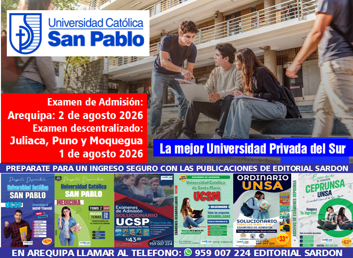 UCSP EXAMEN 2026