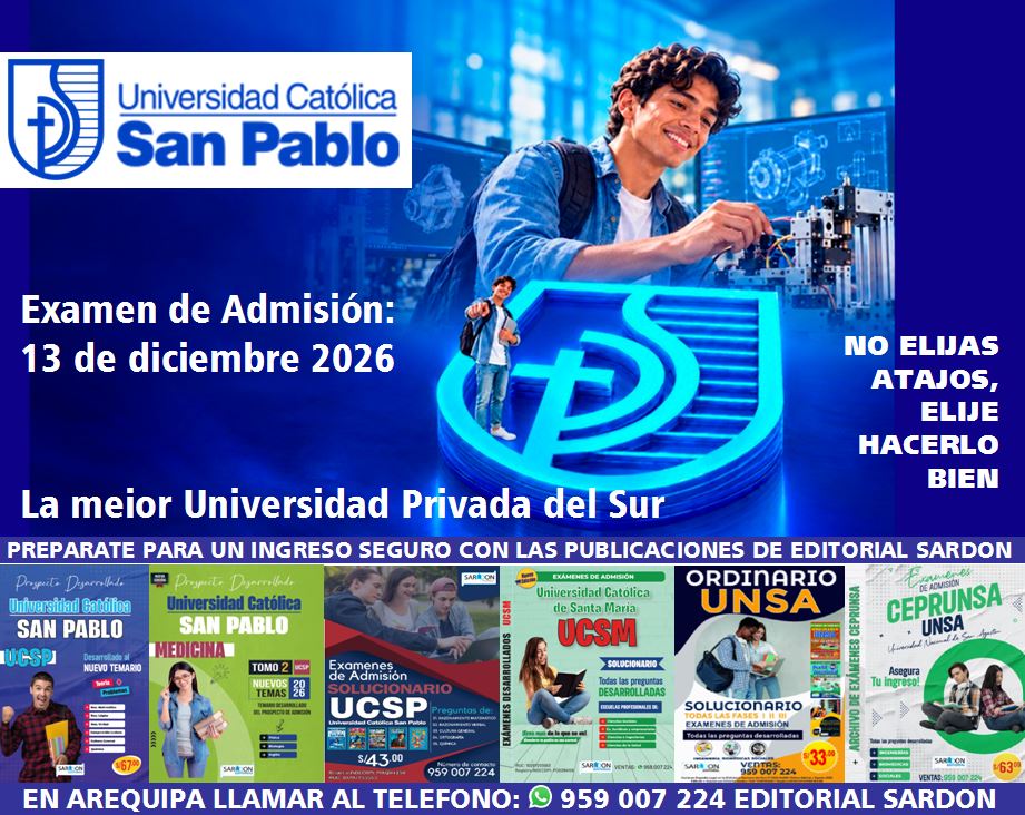 UCSP EXAMEN 2026