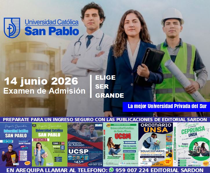 UCSP EXAMEN 2026