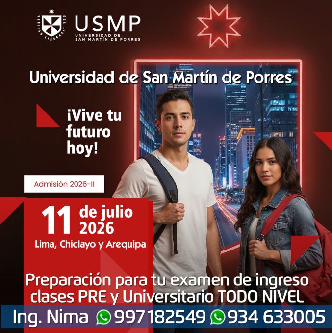Examenes Universidad San Martín de Porres