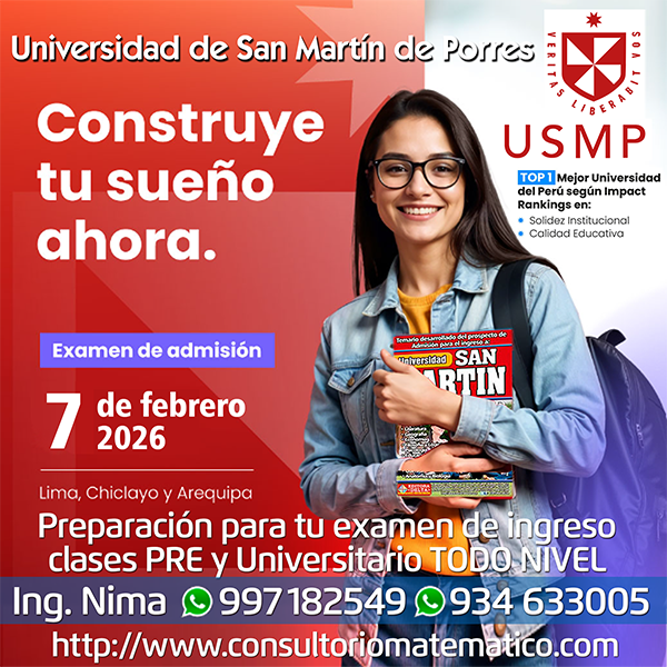 Examenes Universidad San Martín de Porres