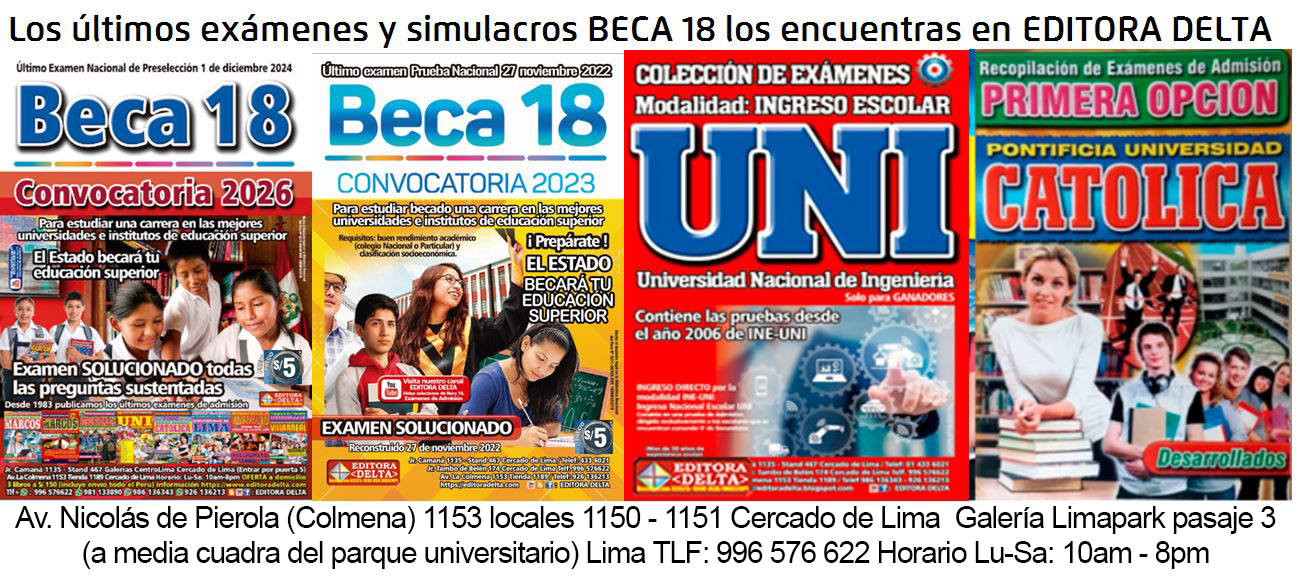 Examen PUCP 2025
